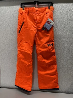 Pantalones de esquí Helly Hansen Juriors Legendary aislados talla 12 naranja neón Foto 1 de 4