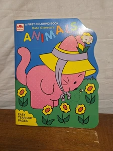 Golden Kate Gleeson's Coloring Book Animals A First Coloring Book New 1993 Vntg - Picture 1 of 3