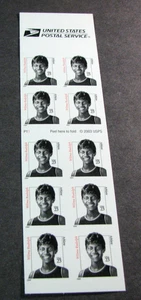 US Stamp Booklet Pane Scott# 3436 Wilma Rudolph  2004 MNH H373 - Picture 1 of 1