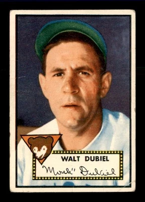 1952 Topps #164 Walt Dubiel   G/VG X2945550 - Image 1 of 2
