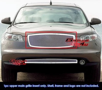 Se adapta a rejilla de malla de acero inoxidable serie Infiniti FX 06-08 Foto 1 de 3