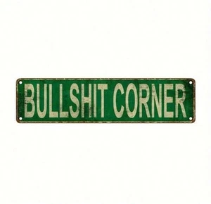 Funny Hilarious Humor Message Quote Tin Metal Sign Porch Time Out Sign Gag Gift - Picture 1 of 4