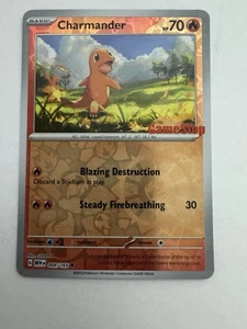 Tarjeta Pokémon promocional 2023 Charmander 004/165 Scarlet And Violet 151 GAMESTOP - Imagen 1 de 13