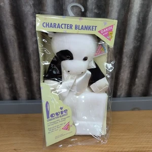 Dakin Baby Bessy Cow Lovie LOVEY Character Fleece Security Blanket Plush NIP - Picture 1 of 10