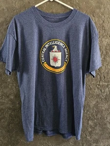 Camiseta Azul CIA Agencia Central de Inteligencia Gobierno de los Estados Unidos Talla XL - Imagen 1 de 5