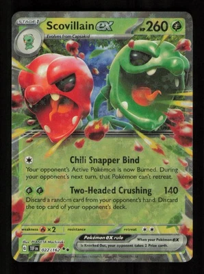 Scovillain ex Double Rare SV05: Temporal Forces 022/162 NM - Image 1 of 2