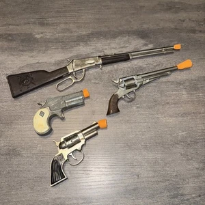 4- Vintage Toy Cap  Lot Carbine Rifle Redondo General Lee Hubley Hong Kong. - Picture 1 of 19