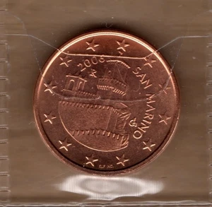 F739 Moneta Coin 5 Euro Cent SAN MARINO: 2006 FDC UNC - Bild 1 von 1
