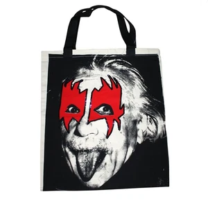 Stofftasche XXL mit Applikation Einstein riesiger Stoffbeutel - Bild 1 von 5