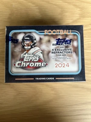 Topps Chrome 2024 Football NFL Sealed Value Blaster box