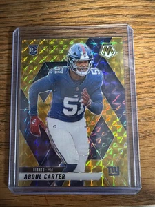 2025 Panini Mosaic Gold Prizm ABDUL CARTER /10 - Bild 1 von 2