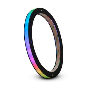 DS18 6.5" Digital LED Ring for Speakers and Subwoofers - 1/2" Thick Spacer - Picture 1 of 4