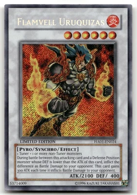 Flamvell Uruquizas HA01-EN024 | Secret Rare Limited Edition | NM | Yugioh - Image 1 of 3