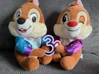 Disneyland Paris DLP Disney Chip & Dale 30th Anniversary Plush - Image 1 of 4