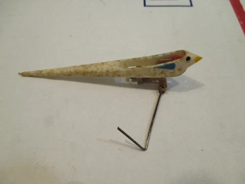 Old Plastic Bird for Cuckoo Clock and Moving Beak Cover