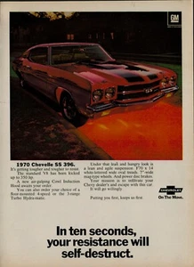 1969 GTO Pontiac Red The Humbler  Print Ad T6 - Picture 1 of 1