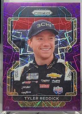 Tyler Reddick 2022 Panini Prizm #78 Purple Velocity 061/199 - Image 1 of 2