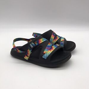 Chaco Z/1 Sandals Kids Juniors Size 6 Classic Tie Dye Rainbow