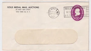 TurtlesTradingPost- New York, NY 1964 Gold Medal Mail Auctions CC- Savings Bonds - Picture 1 of 1
