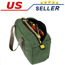 Canvas Portable Zipper Bag Small Hand Tool Pouch Tote Bag Organizer Storage 16"