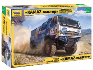 Zvezda 43005 Russian Rally Truck KAMAZ-43509 "KAMAZ-master" Model 1:43 NEW - Picture 1 of 7