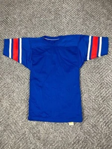 Vintage Russell Athletics T Shirt Youth Medium Blue Boys USA NOS - Picture 1 of 9