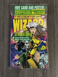 Wizard #34 Wizard Comics 1994 Sealed In PolyBag with Promos Brand New - Picture 1 of 2