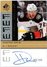 2022-23 UD SP AUTHENTIC RETRO FUTURE WATCH 02-03 AUTO - HUNTER DREW /399