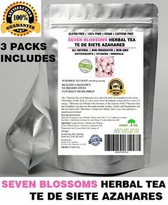 90 Teebeutel SEVEN BLOSSOMS HERBAL TEE - TE DE SEVEN AZAHARES, wiederverschließbarer Beutel - Bild 1 von 4
