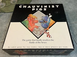 Vintage Chauvinist Pigs Board Game by Tiger - 1991 Edition - Complete - - Picture 1 of 3