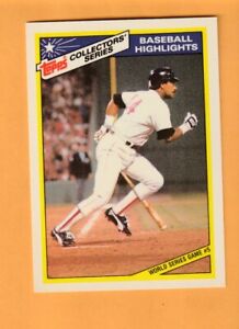 Jim Rice Boston Red Sox 1987 Woolworth's Topps #27 World Series Game 5 1D
