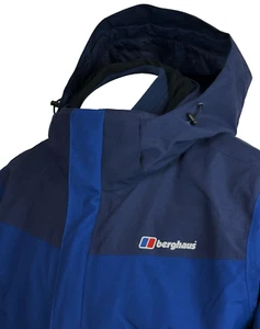 Berghaus | Men’s Hillwalker 3 in 1 Gore-Tex Waterproof Jacket XL (Blue) Outdoors - Picture 1 of 8