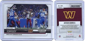 JAYDEN DANIELS 2024 PANINI INSTANT FOOTBALL #269 WASHINGTON COMMANDERS ROOKIE - Picture 1 of 3