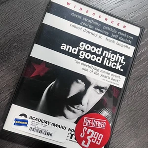 Good Night and Good Luck Blockbuster Widescreen Edition Clooney Daniels Downey - Picture 1 of 5