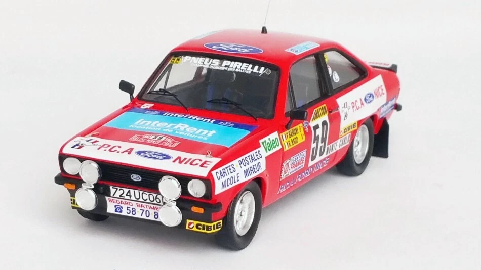 Trofeu FORD ESCORT MK2 RS2000 (2nd Gr.2)RALLY MONTE CARLO 1982 BARONI/BAUD 1:43 - Immagine 1 di 1