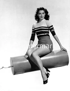 Vintage SCHAUSPIELERIN AVA GARDNER PIN-UP - 8 X 10 WERBEFOTO - Bild 1 von 1