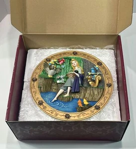 Disney Sleeping Beauty Limited Ed. 3D Plate 'Once Upon A Dream' with Box & COA - Picture 1 of 5