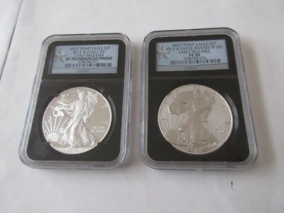 2013-W  West Point Eagle Set    Early Releases  S70 Enhanced Finish   PF70 NGC - Image 1 of 4