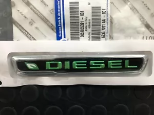 SIGLA POSTERIORE DIESEL JEEP VERDE RENEGADE MOPAR ORIGINALE 52055391 - Foto 1 di 1