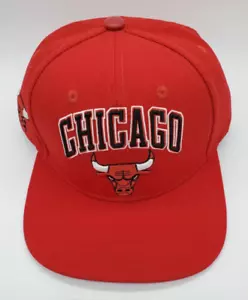 Cappello snapback uomo Pro Standard Red Chicago Bulls con logo impilato - OSFA - Foto 1 di 12