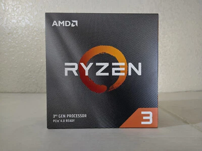 AMD Ryzen 3 3100, 4 Core 8 Thread AM4 CPU (3.6 GHz Base, 3.9GHz Max) Brand New - Image 1 of 4