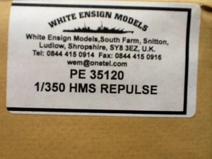 White Ensign PE 1/350 HMS Repulse Ulimate P/E Detail Set for Trumpeter Kit 35120 - Picture 1 of 3