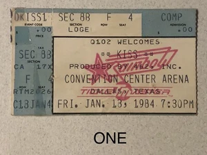 KISS CONCERT TICKET STUB - Picture 1 of 1