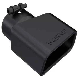 MBRP T5120BLK Stainless Black Angled Rectangular 3 inch Universal Exhaust Tip - Picture 1 of 2
