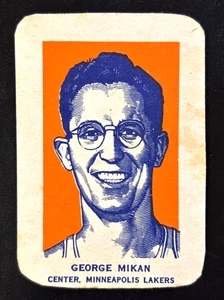 De colección 1952 Wheaties #21 George Mikan retrato cortado a mano Lakers Salón de la fama ex - Imagen 1 de 2