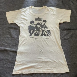 Vintage 1960s Beatles Tshirt I Want To Hold Your Hand Tour - Picture 1 of 6