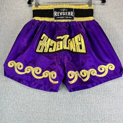 Pantalones Cortos de Boxeo Revgear Muay Thai Talla S Poliéster Sparring MMA Deporte Lucha Foto 1 de 4