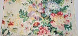 Colefax & Fowler Design The Jubilee Chintz Floral Fabric 1.6 Yds Vintage 1984 - Picture 1 of 17