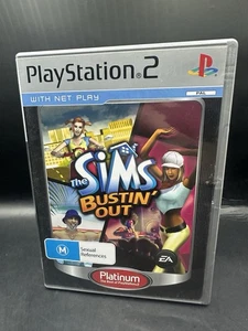 The Sims Bustin Out for Sony PlayStation 2 - PS2 Game - With Manual - Free Post - Picture 1 of 3