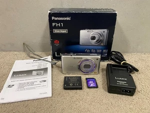 Panasonic Lumix DMC-FH1 Digital Camera 12.1 MP Silver Original Box - Picture 1 of 11